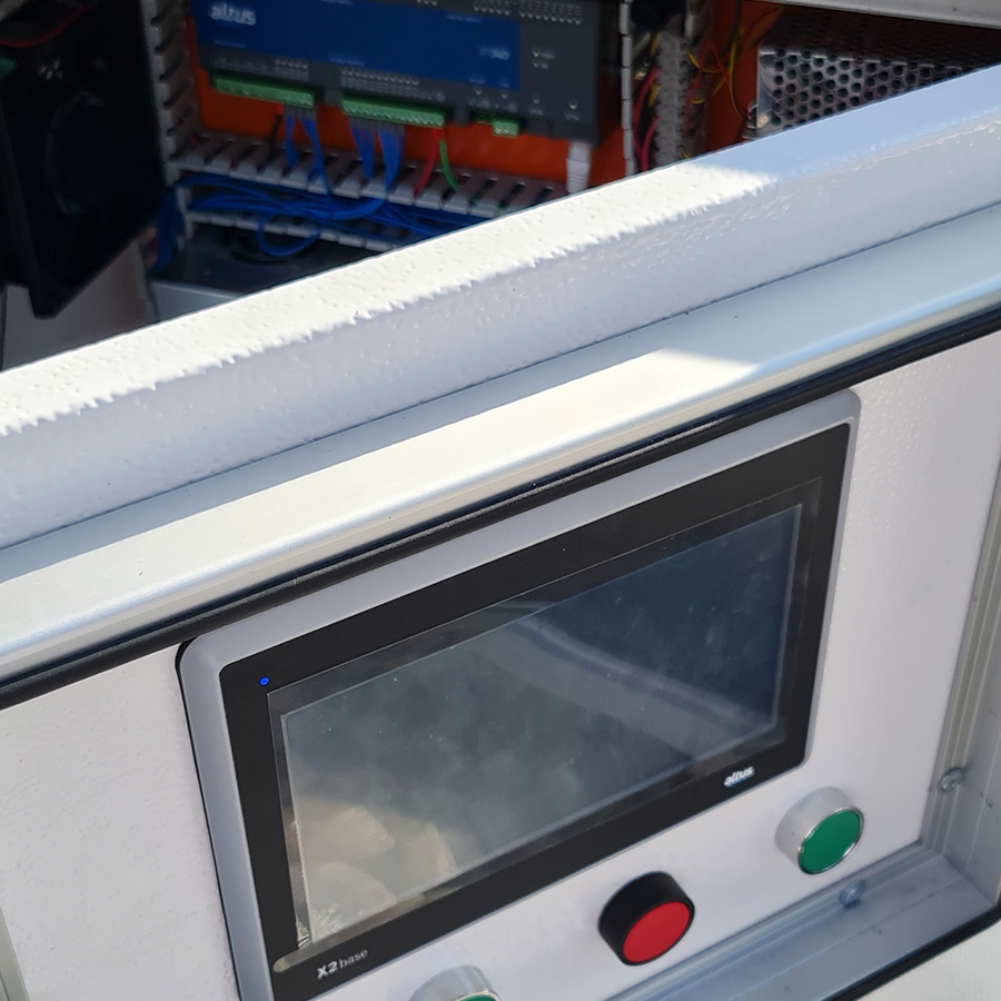 Vessel control panel Vessel control panel